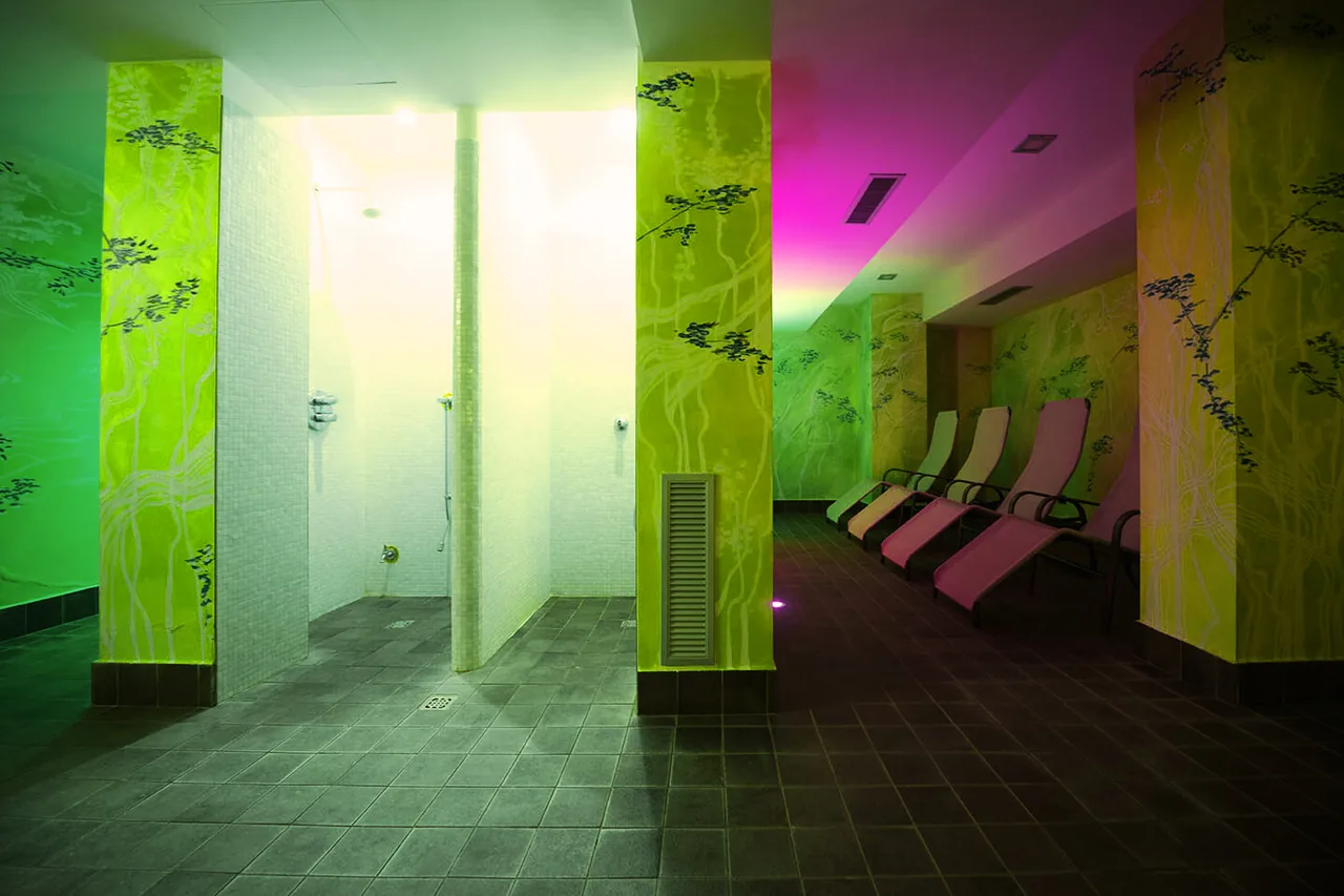 A moment of relaxation in the T’Ami Mountain Spa